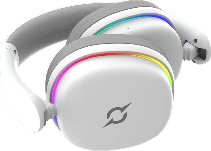 Słuchawki gamingowe AQIRYS LUNA Wireless 7.1 RGB White - obraz 2