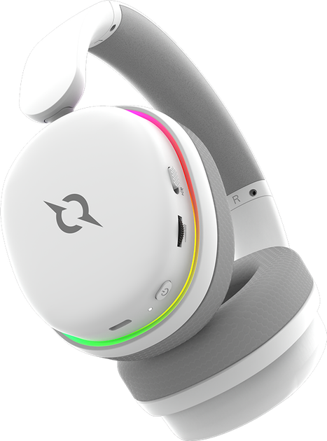 Słuchawki gamingowe AQIRYS LUNA Wireless 7.1 RGB White - obraz 10