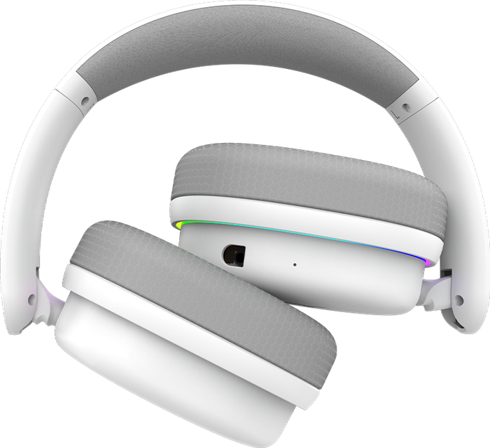 Słuchawki gamingowe AQIRYS LUNA Wireless 7.1 RGB White - obraz 17