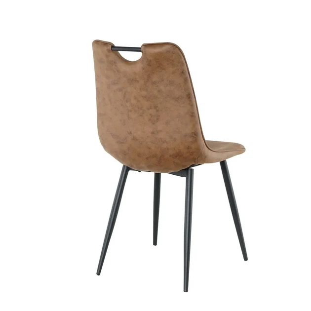 Стул БРЕДЛИ черный/античный шоколад фанера гнутоклееная металл 89х43х46 см - Фото 3 Стул БРЕДЛИ черный/античный шоколад фанера гнутоклееная металл 89х43х46 см - изображение 3