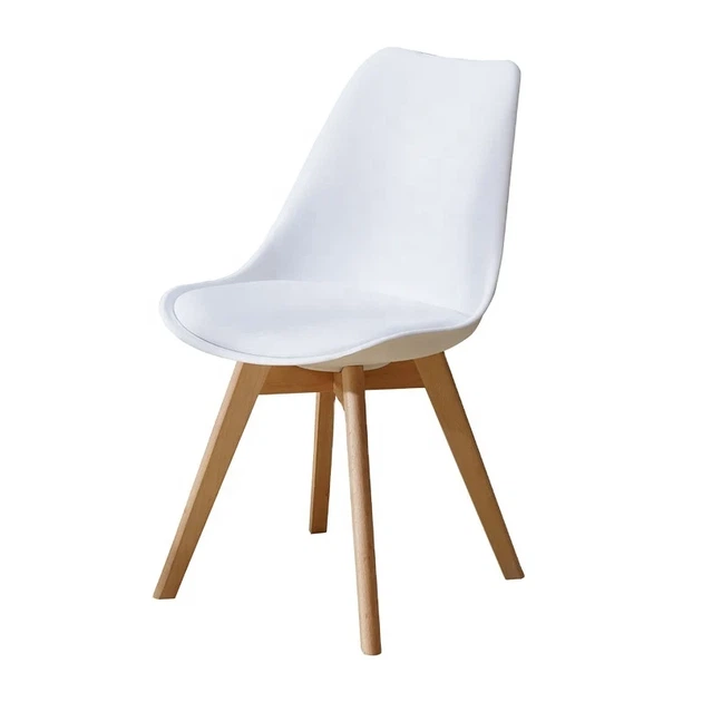 Стул ТЕЙДЕ белый кожзам 84х48х53 см древесина бук - изображение 2