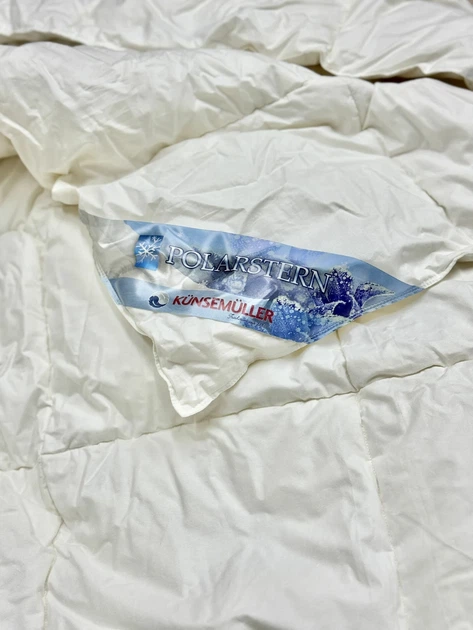 Одеяло POLARASTERN 135x200 см Всесезонное 100% хлопок 90% пух Белый - Фото 1 Одеяло POLARASTERN 135x200 см Всесезонное 100% хлопок 90% пух Белый - изображение 1