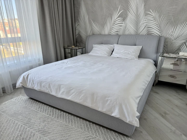 Постільний набір двоспальний SATIN WHITE 200x220 см 100% сатин білий - зображення 11
