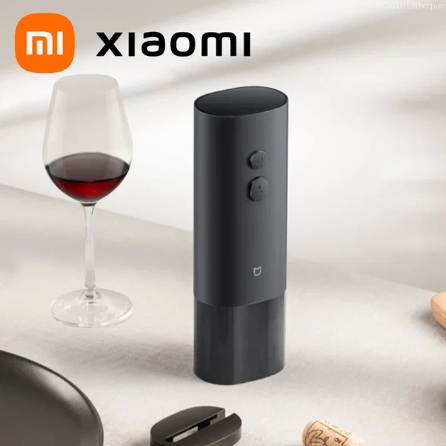 Электрический штопор Xiaomi Mijia KGJ001T 15 Вт пластик + металл черный 185x60x45 мм - Фото 7 Электрический штопор Xiaomi Mijia KGJ001T 15 Вт пластик + металл черный 185x60x45 мм - изображение 7