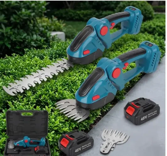 Аккумуляторные ножницы для травы и кустов Makita Кусторез аккумуляторный 48V - изображение 2