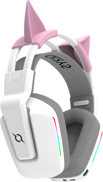 Bezprzewodowe słuchawki gamingowe AQIRYS ALYA V2.0 white - obraz 20