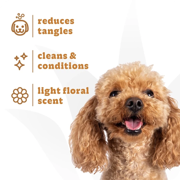 Шампунь-кондиционер для собак с вьющейся шерстью Espree Wavy Curly Coat Dog Shampoo&Conditioner 2in1 591мл - изображение 2