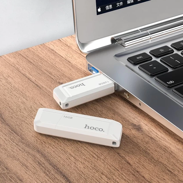 USB-флешка Hoco UD11 16GB USB 3.0 White (6931474749284) - зображення 3