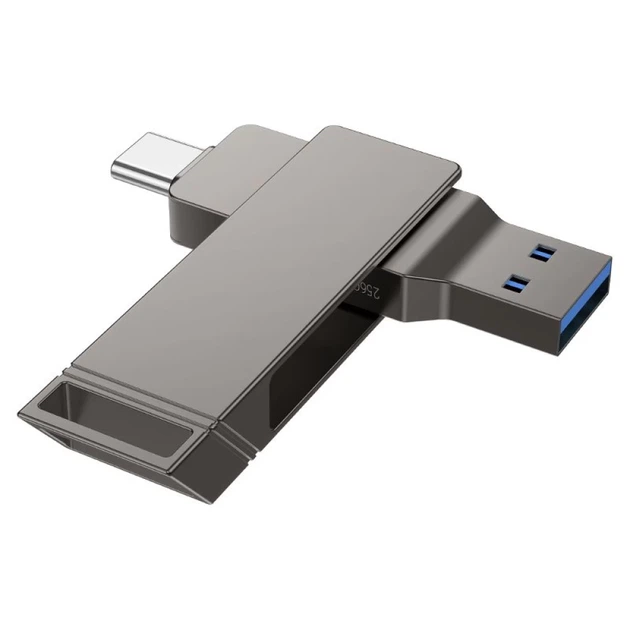 USB-флешка Hoco UD15 128GB USB 3.2 Grey (6942007611589) - зображення 2