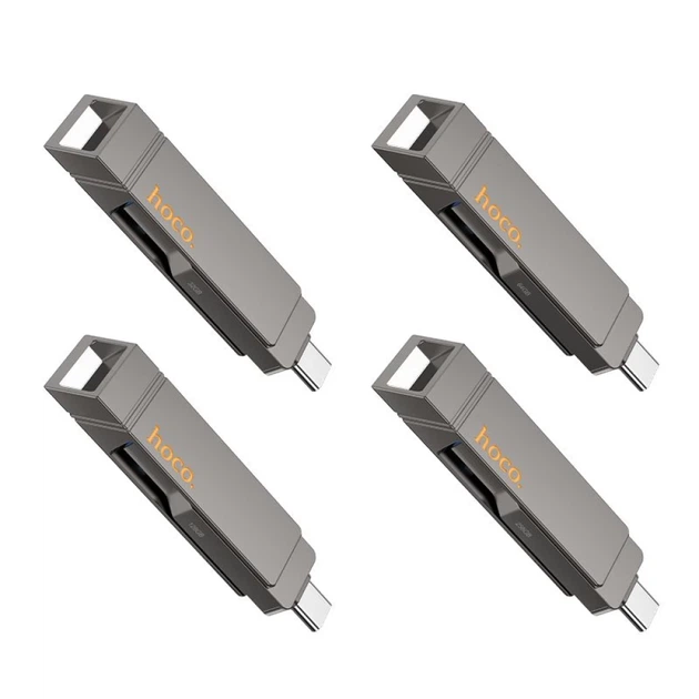 USB-флешка Hoco UD15 128GB USB 3.2 Grey (6942007611589) - зображення 5