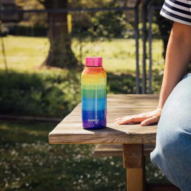 Термобутилка Quokka Solid 510 ml Rainbow (11991) - зображення 5