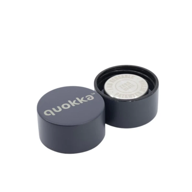 Термобутилка Quokka Solid With Strap нержавіюча сталь 630 мл з ремінцем Slate (40174) - зображення 4