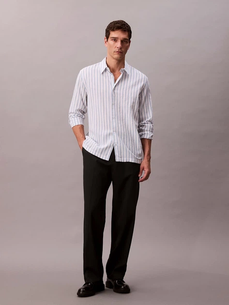 Рубашка повседневная Calvin Klein 10541777 Белый L CKL2646 - Фото 5 Рубашка повседневная Calvin Klein 10541777 Белый L CKL2646 - изображение 5