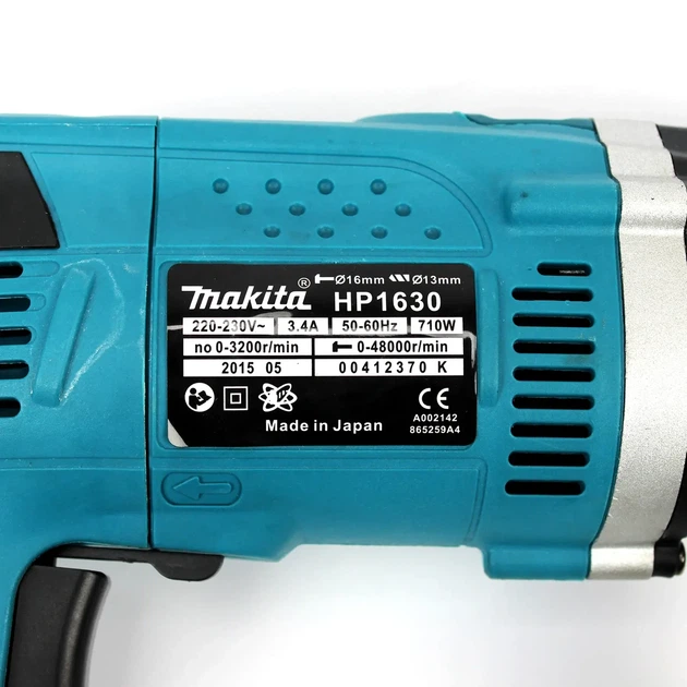 Дриль ударний Makita HP 1630 K - зображення 6