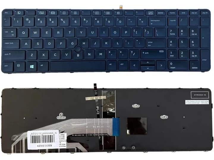 Klawiatura do laptopa HP Probook 650 G2/G3 Blue (9990000315529) - Zdjęcie 1 Klawiatura do laptopa HP Probook 650 G2/G3 Blue (9990000315529) - obraz 1