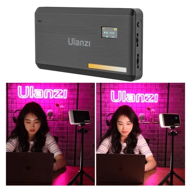 Видеосвет LED Ulanzi VL200 Bi-color 8W 2500-9000K Черное - изображение 9
