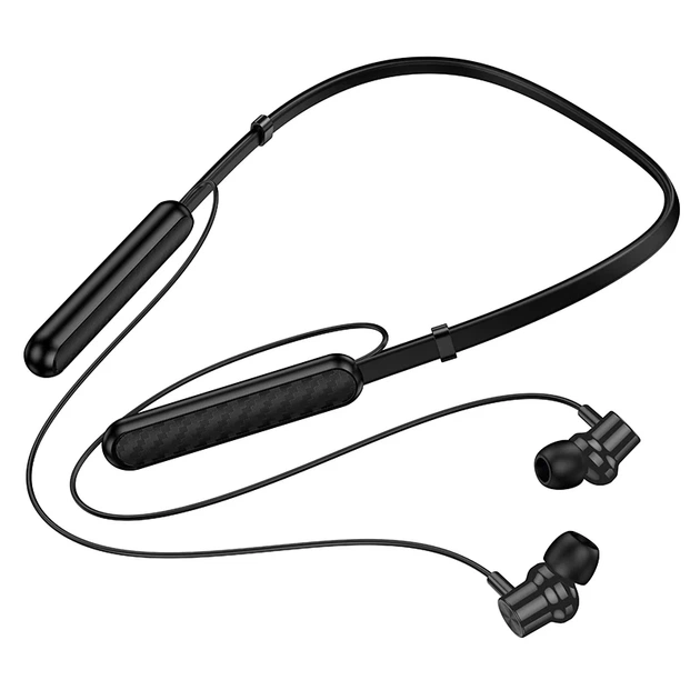 Беспроводные вакуумные наушники BOROFONE BE72 10 часов работы ABS Black - изображение 4