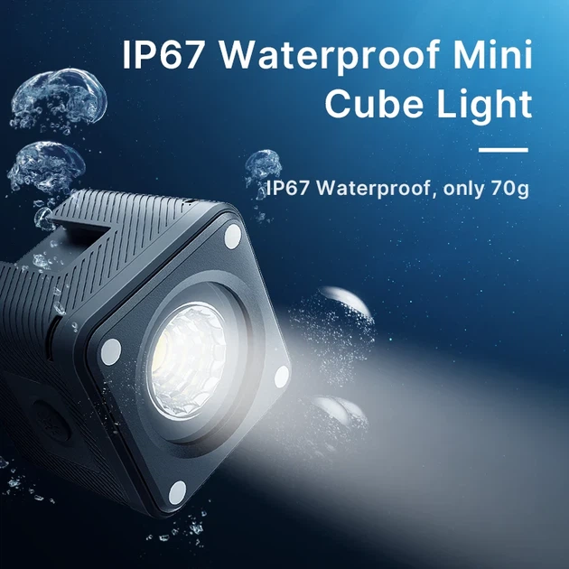 Видеосвет Ulanzi Vijim Waterproof LED 5W ABS-пластик черный - изображение 16