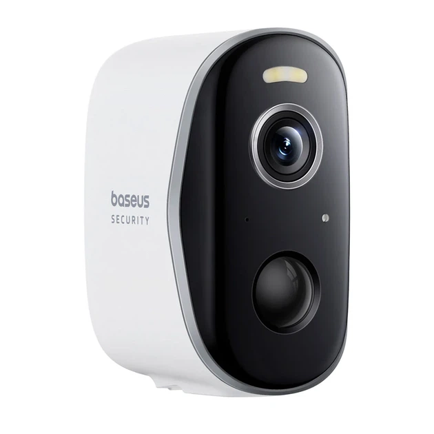 IP-камера Baseus N1 2K Wi-Fi вулична 145° ABS-пластик біла - зображення 4