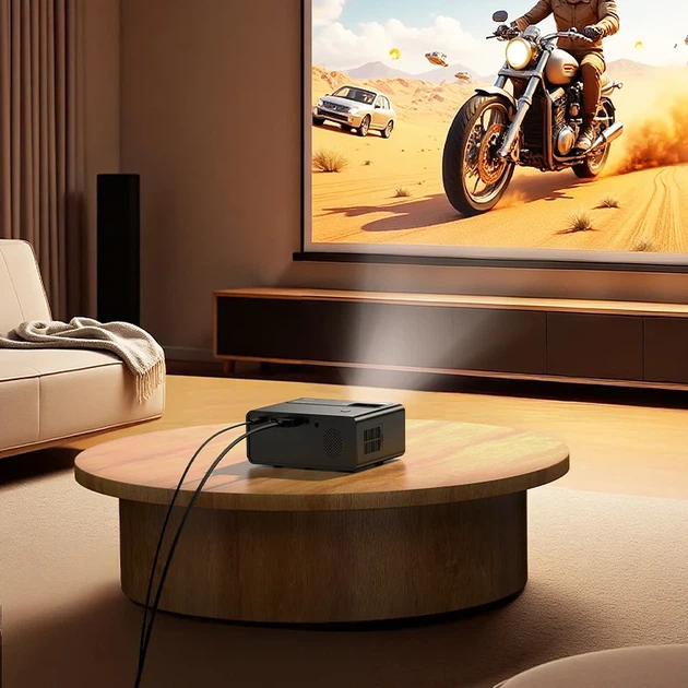 Проектор HOCO DT6 720P беспроводной ABS-пластик черный 141,5х112х63,5 мм - изображение 9