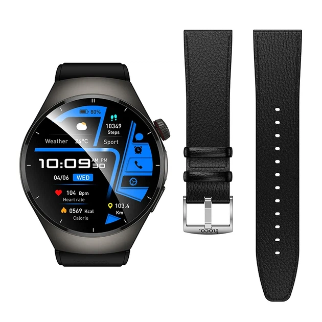 Смарт-годинник HOCO Y40 1,53" 315 mAh IP68 чорний - зображення 6