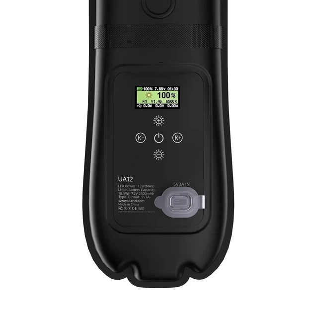 Видеосвет Ulanzi UA12 2700-6500K магнитное 120x600 мм черное - изображение 6