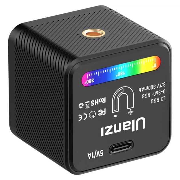 Видеосвет Ulanzi Vijim L2 RGB COB 4W LED Чёрный 70 г - изображение 9