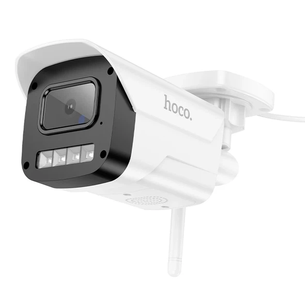 IP-камера видеонаблюдения HOCO D4 Outdoor Full HD 160x65x80 мм пластик белый - изображение 4