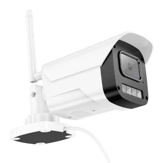IP-камера видеонаблюдения HOCO D4 Outdoor Full HD 160x65x80 мм пластик белый - изображение 5