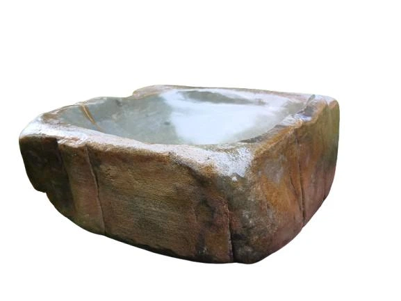 Раковина из натурального камня 35*34*14 см ручная работа "Карпатский камень -5" - изображение 3