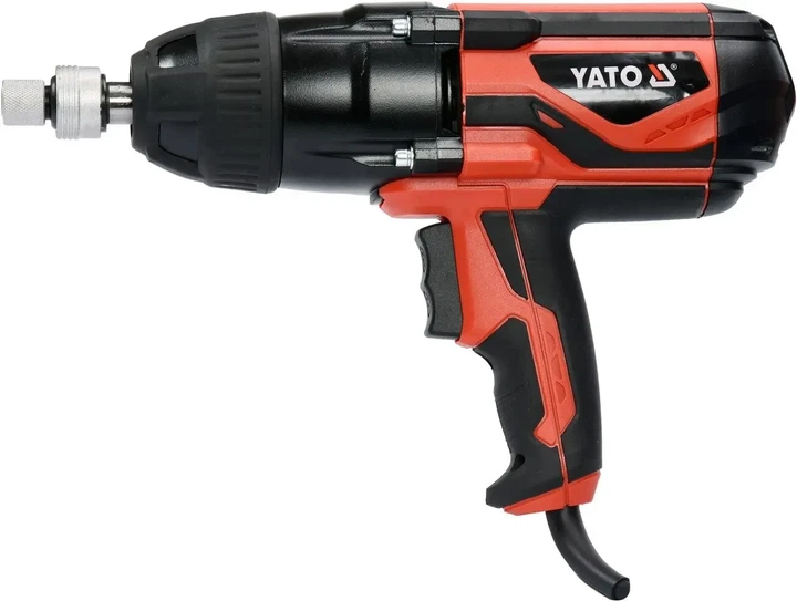 Гайковерт електричний ударний YATO 1020 Вт 600 Нм 1/2" + 4 головки кейс (YT-82021) - зображення 4