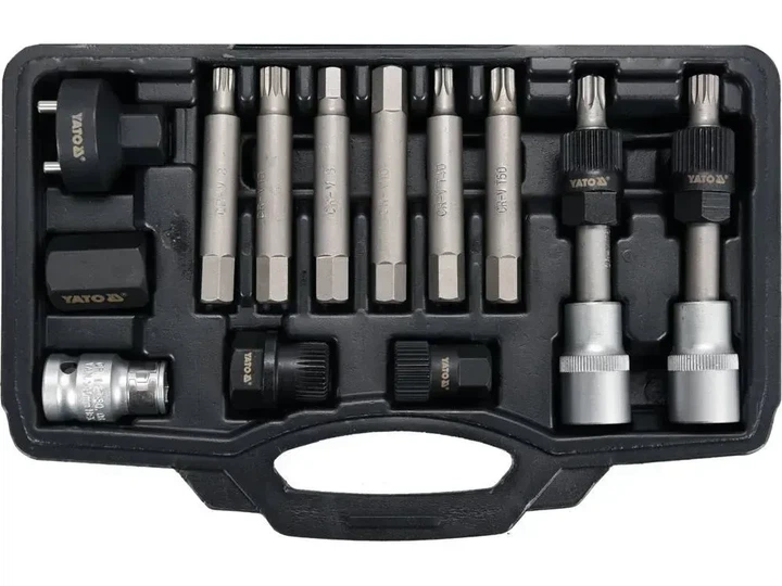 Набір інструментів YATO для ремонту автомобільних генераторів 13 предметів YT-0421 - Фото 1 Набір інструментів YATO для ремонту автомобільних генераторів 13 предметів YT-0421 - зображення 1