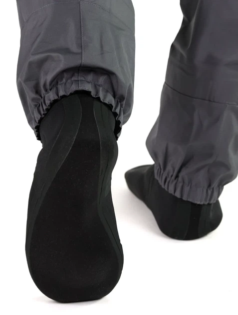 Полукомбинезон заброд Norfin PILOT STOCKINGFOOT серый мембранный One Size - изображение 12