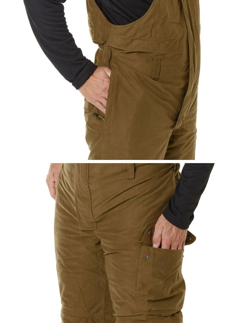 Костюм зимний Norfin Hunting WILD GREEN 04 XL не шуршащий матеріал хаки - зображення 7
