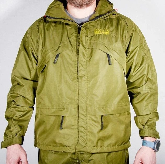 Костюм демисезонный Norfin SHELL 2 водонепроницаемый NORTEX BREATHABLE L хаки - изображение 3
