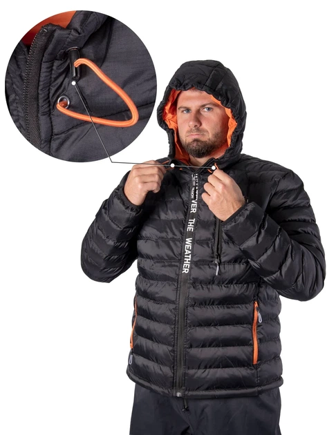 Утепленная куртка Norfin COREHEAT 03 черная нейлон L - изображение 5