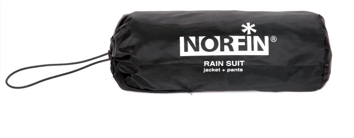 Костюм-дощовик Norfin RAIN 03 чорний L поліестер з ПВХ-покриттям - зображення 2