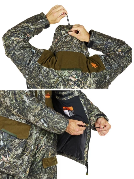 Костюм зимовий Norfin BOAR CAMO 04 мембранний XL Камо - зображення 3