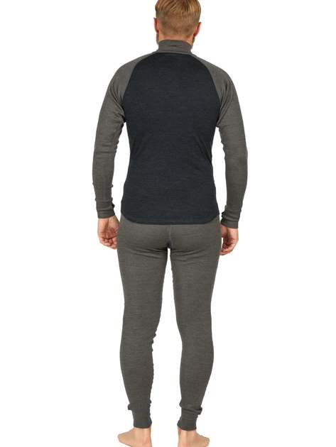 Термобелье Norfin NATURAL HEAT MERINO 03 зимнее 60% шерсть мериноса L черное - изображение 4