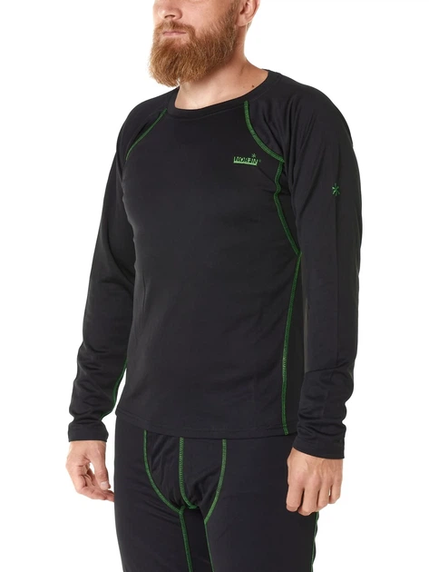 Термобелье Norfin THERMO LINE 2 XL Хлопок Черный Зимнее - изображение 4