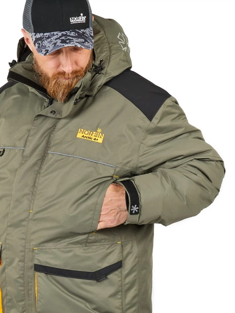 Костюм зимний Norfin ARCTIC 4 -45ᵒC NORTEX BREATHABLE S зелёный - Фото 5 Костюм зимний Norfin ARCTIC 4 -45ᵒC NORTEX BREATHABLE S зелёный - изображение 5