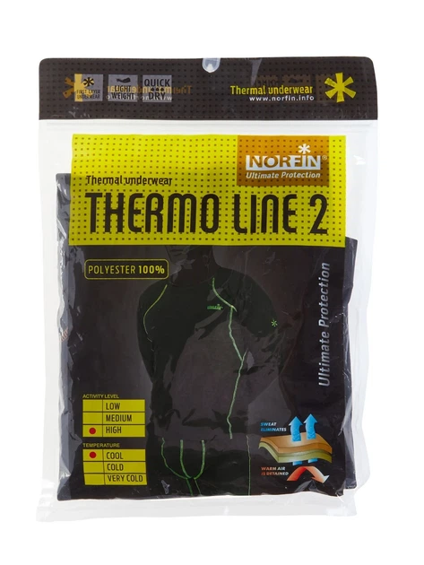 Термобелье Norfin THERMO LINE 2 S Полиэстер Черный - изображение 6