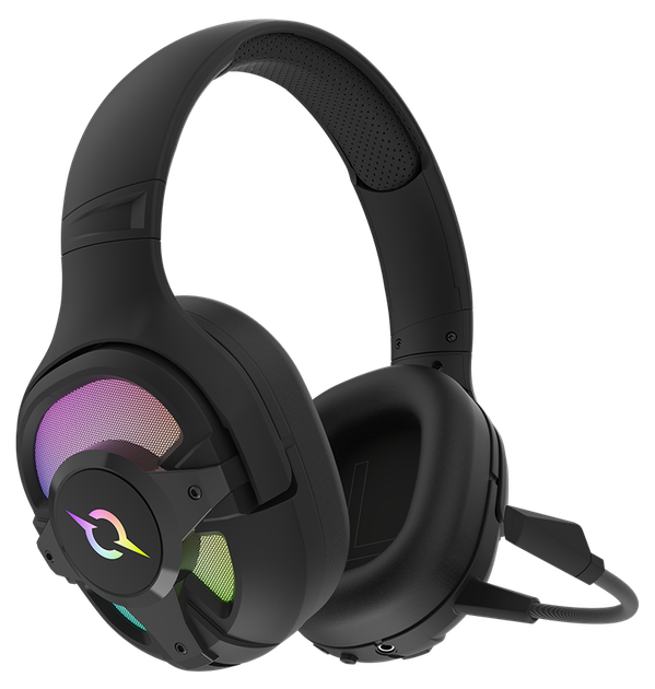 Słuchawki gamingowe AQIRYS ARA Dual Mode: Wireless 2.4GHz Bluetooth Wired black (AQRYS_ARABK) - obraz 8