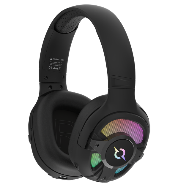 Słuchawki gamingowe AQIRYS ARA Dual Mode: Wireless 2.4GHz Bluetooth Wired black (AQRYS_ARABK) - obraz 18