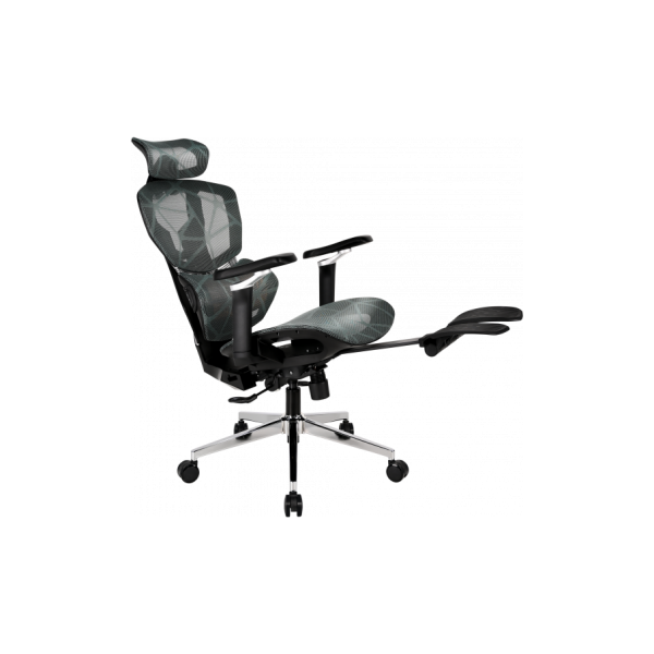 Геймерское кресло GT Racer X-7002 Black/Black/Green (Massage) - изображение 4