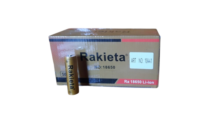 Акумулятор 18650 Rakieta Li-ion - Фото 2 Акумулятор 18650 Rakieta Li-ion - зображення 2