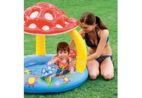 Басейн Intex Грибочок 1,02м*89см голубий - изображение 3