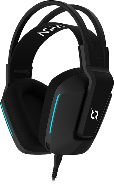 Słuchawki gamingowe AQIRYS ALYA 7.1 Virtual Surround RGB Black - obraz 12