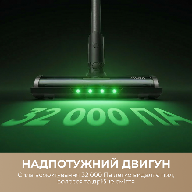 Бездротовий пилосос MOVA S7 Ultra - зображення 10