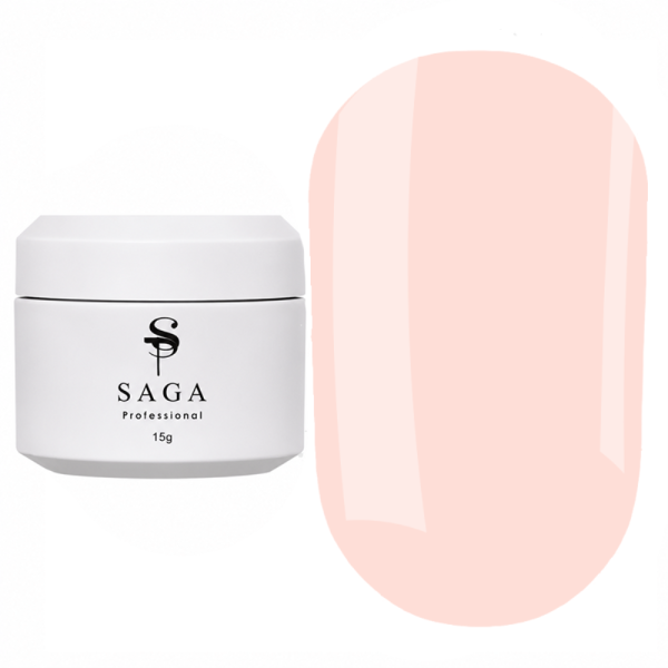 Гель для наращивания Saga Builder Veil Summer Gel №06 15 мл - Фото 1 Гель для наращивания Saga Builder Veil Summer Gel №06 15 мл - изображение 1